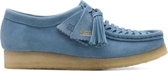 Clarks Derby Wallabee Weave - Blu