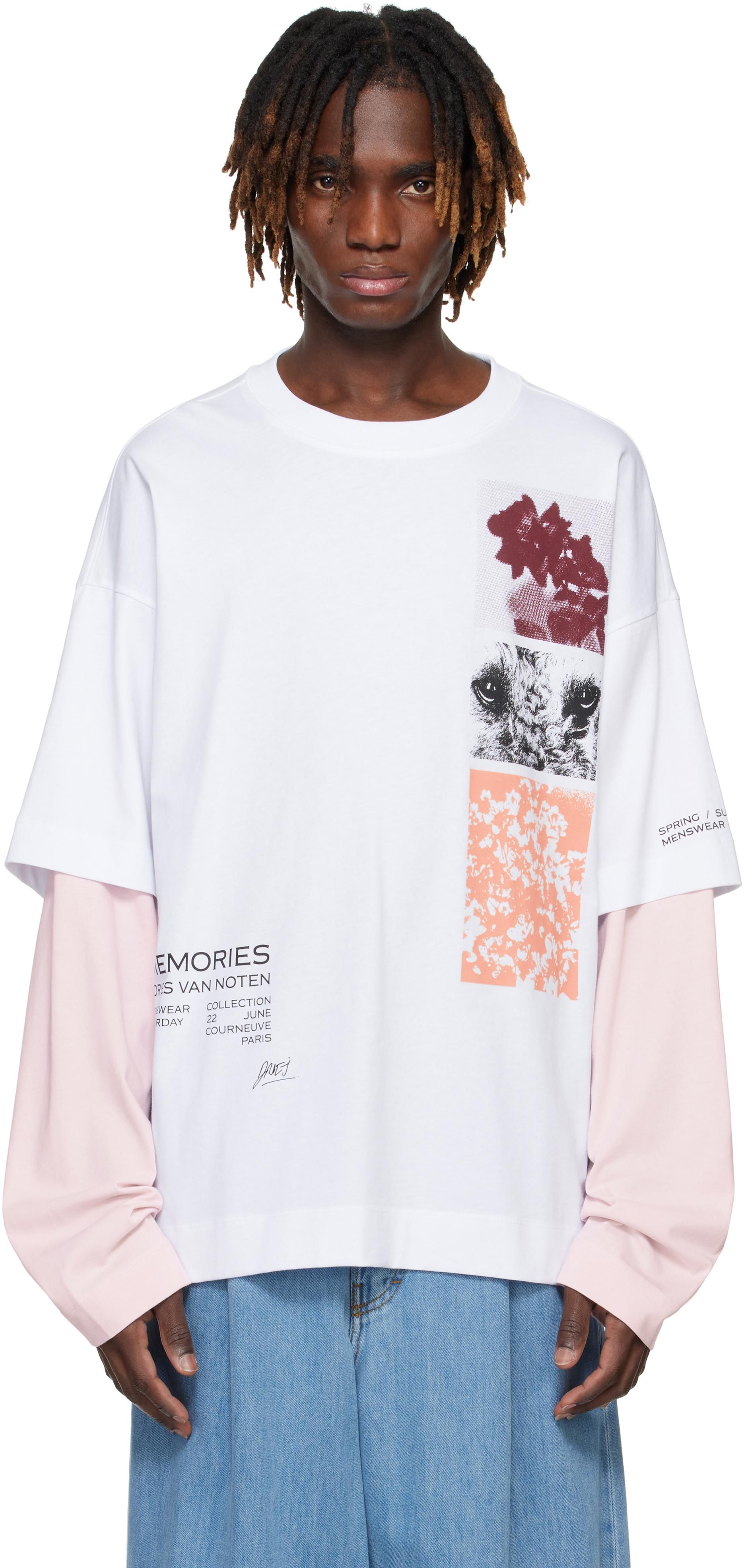 Dries Van Noten Long Sleeve T-Shirts − Sale: up to −55