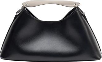 Elleme Mini Boomerang Bag - Dames - Handtassen - Zwart - ONE Size - Su&egrave;de - Tassen