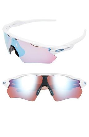 Oakley Radar EV Path 50mm Sunglasses in White/Prizm Sapphire Snow at Nordstrom