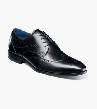 Stacy Adams Mens Brayden Dress Shoes In Black