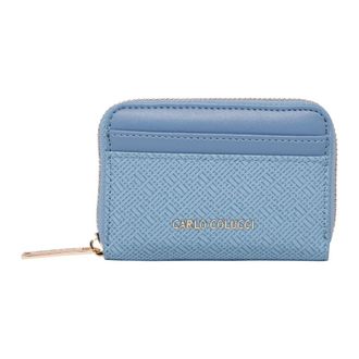 Carlo Colucci Small Wallet - Dames - Portefeuilles - Blauw - ONE Size - Accessoires