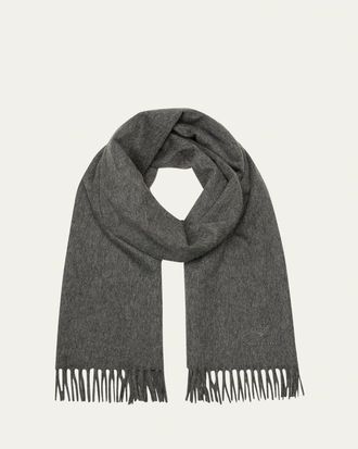 Loro Piana Mens Grande Unita Cashmere Scarf