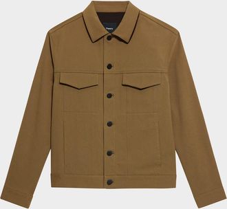 Theory Mens The River Jacket in Neoteric Twill
