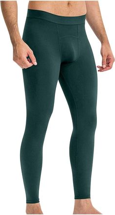 Generic Gym Trousers Men Elasticated Waist Stretch Sport Trouser Slim Fit Bodybuilding Legging Solid Colour Skinny Track Bottoms Comfy Fitness Yoga Pants Mens