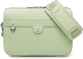 Christian Louboutin Louboutin Green Leather Ruisbuddy Crossbody