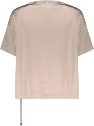 Herno Womens Beige Acetate Blouse