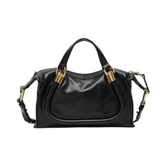 Chlo&eacute; Tassen, Dames, Zwart, ONE Size, Leer, Paraty 24