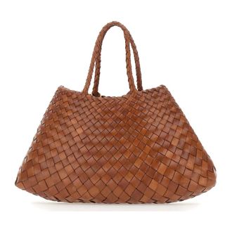 Dragon Diffusion Handbags, female, Brown, Size: ONE SIZE Santa Croce Small Handbag