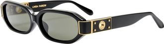 Linda Farrow Sunglasses, unisex, Black, Size: 59 MM LFL