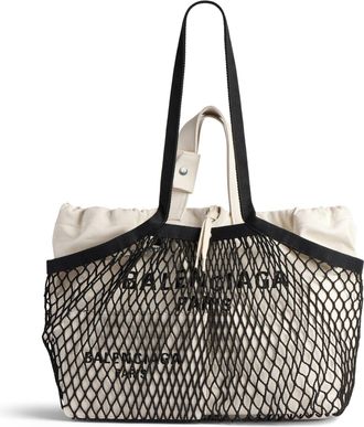 Balenciaga (WMNS) Balenciaga 24/7 Medium Tote Bag Beige Black 7918092AA479960