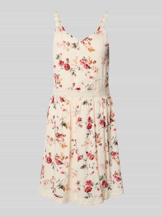 Only Tailliertes Minikleid aus reiner Viskose Modell KARMEN in Ecru, Gr&ouml;&szlig;e 36