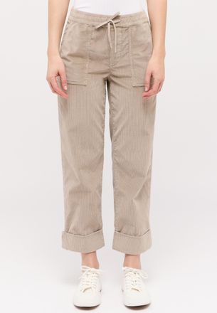 Angels Schlupfhose ANGELS LIBERTA TU JUMP WORKER, Damen, Gr. 36, L&auml;nge 27, mud, Cord, Obermaterial: 75% Baumwolle, 23% Polyester, 2% Elasthan, 7/8-L&auml;nge, Hos