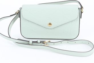Gucci Emerald Green Leather Shoulder Bag Tote Bag (Pre-Owned)