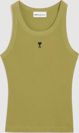 Ami Top Contrasted Ami De Coeur Matcha