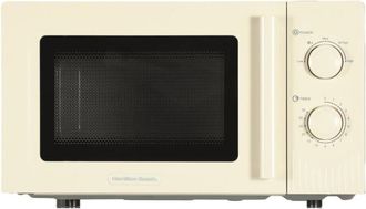 Hamilton Beach Microwave, Manual, 20L, Sand, Miami Collection by Hamilton Beach HBMX20S