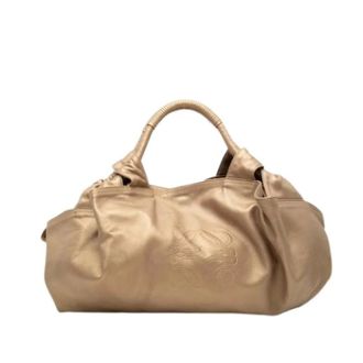 Loewe Pre-owned Handbags, female, Yellow, Size: ONE SIZE Pre-owned Nappa Aire Handbag