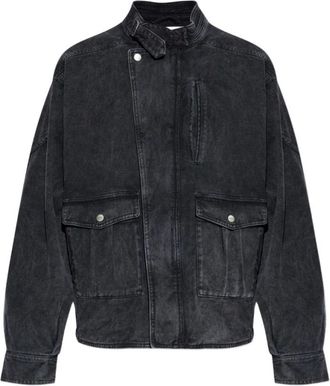 Isabel Marant Isabel Marant, Denim Jackets, male, Black, Size: M Isalya Denim Jacket