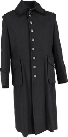 Dolce & Gabbana Pre-owned Mens & Overcoat in Black Wool - Size EU 42 (Mens)