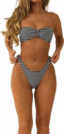Kulani Kinis Vintage V Bikini Bottom In Sugar Spice