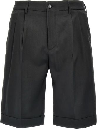 Barena Casual Shorts, male, Gray, L, Scandola Tropical Bermuda Shorts