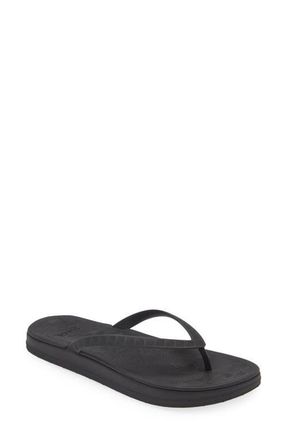Sanuk Funshine Water Friendly Flip Flop in Blk at Nordstrom, Size 7