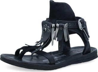 A.S.98 Raleigh Ankle Strap Sandal in Black at Nordstrom, Size 10.5-11Us