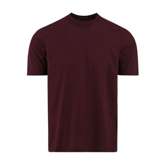 FILIPPO DE LAURENTIIS T-Shirts, male, Red, Size: XL Crepe Cotton T-shirt