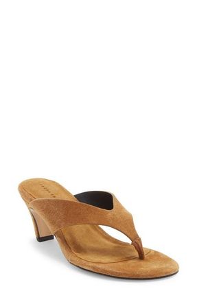 Freda Salvador Flip Flop in Chestnut Suede at Nordstrom, Size 10.5