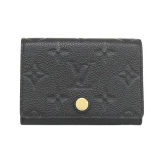 Louis Vuitton Pre-owned Wallets, unisex, Black, Size: ONE SIZE Pre-owned Monogram Empreinte Business Card Case