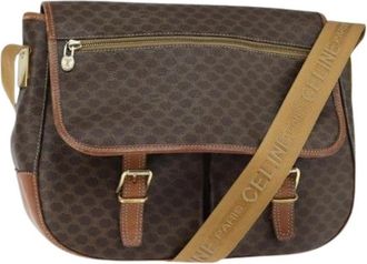 Celine Pre-owned Plastic Cross Body Bag - Dames - Vintage Schoudertas - Bruin - ONE Size - Vintage