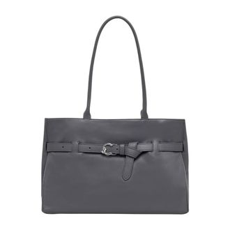 Coccinelle Shopper Tote - Dames - Tassen - Grijs - Maat: ONE Size Leer
