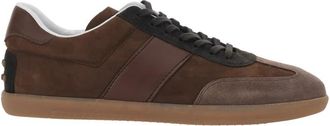 Tod's Camoscio - Heren - Sneakers - Bruin - 40 EU - Su&egrave;de - Schoenen