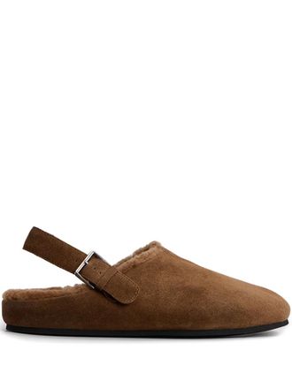 12 Storeez Mules con fibbia - Marrone