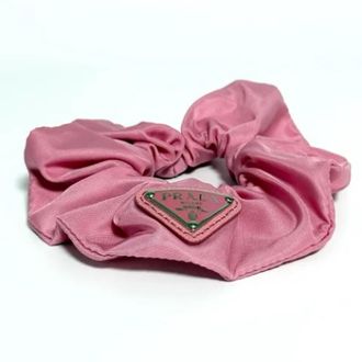 Prada Pre-owned Vintage Scrunchie - Dames - Vintage Accessoires - Roze - ONE Size - Vintage