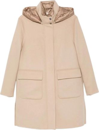 Mabrun Cappotto con doppio cappuccio Bianca - - Coats - Donna - Beige - 2XL