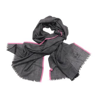 La Martina Winter Scarves, female, Gray, ONE SIZE, O5287 Wool Scarf