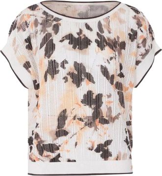Liu Jo Maglia chiusa - female - Liu Jo - Round-neck Knitwear - Brown - XL - Knitwear