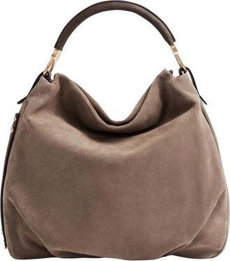 Borbonese Borsa Hobo M - - Bags - Donna - Marrone - ONE SIZE