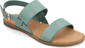 Journee Collection Women & apos;s Lavine Medium and Wide Width Flat Sandals