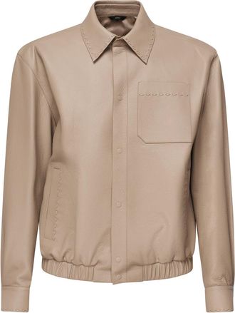 Fendi Selleria Leather Jacket