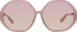 Linda Farrow PALOMA LFL1415 C8 Womens Sunglasses Purple Size 61