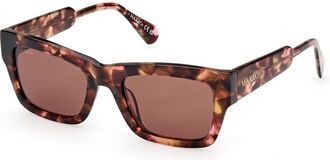 Max & Co. MO0081 55E Womens Sunglasses Tortoiseshell Size 52
