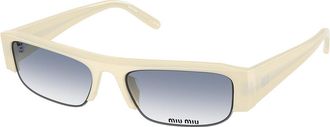 Miu Miu MUB07S 22Q80O Womens Sunglasses White Size 51
