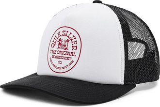 Quiksilver Crest Mens Cap Mens Caps White, Polyester