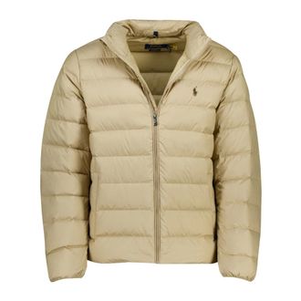 Polo Ralph Lauren Jassen, Heren, Beige, L, Polyester, Puffer Jacket