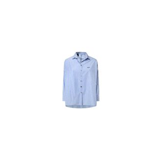 Pinko Pinko - Caratonia Shirt - Dames - Blouses & Shirts - Blauw - Maat: S
