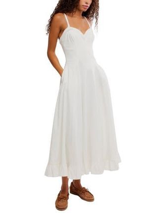 Free People Another Season Midi Dress in Coconut Milk at Nordstrom Rack, Size X-Large
