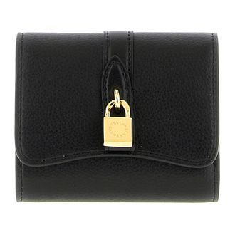 Stella McCartney Wallets & Cardholders, female, Black, ONE SIZE, Rider Trifold Wallet
