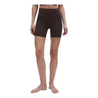 lululemon (WMNS) LULULEMON Align High-Rise Short 6 Espresso Brown LW7BG3S-673736553
